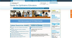 Desktop Screenshot of educators.icoph.org