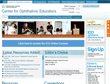 Tablet Screenshot of educators.icoph.org